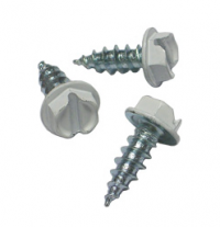 PK 100 WHT GUTTER SCREWS 1/2"