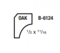 LF (1/2X11/16) OAK SCOTIA B6124