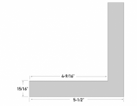 1X5-1/2X20'KLEER SQ EDGE CORNER