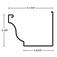 PC 10' PREMIUM WHITE ALUM GUTTER