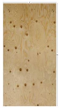 SHT 3/8" CDX PLYWOOD