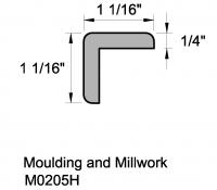 LF 1-1/8 O/S CORNER #8200 WM205