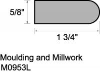 LF 1 3/4 CAP NOSING 8144/LWW157