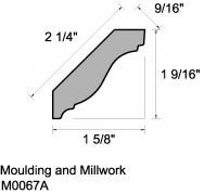 LF 2-1/4 CORNICE #8624/WM67