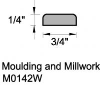 LF 3/4 SMTH SCRN MLDG 8610/WM142