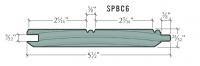 PC 16' 1X6 T&G BEADED FJP PINE