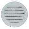 PC 4" ALUM MIDGET LOUVER WHITE