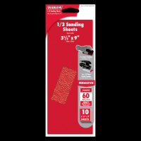 60-Grit Coarse Sanding sht 10pc