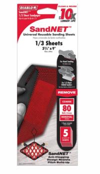 **80-Grit SandNET Univ Reuse 5pk