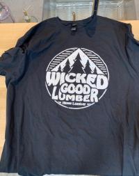 LARGE WICKED GOOD T-SHIRT BLACK