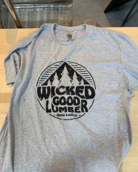LARGE WICKED GOOD T-SHIRT GRAY