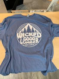 LARGE WICKED GOOD T-SHIRT INDIGO