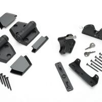 TREX GATE HINGE & LATCH SET BLCK