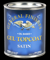 SATIN GEL TOPCOAT 1/2 PINT