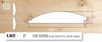 LF 8"LOG CABIN SIDING