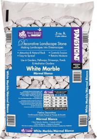 .5CF BAG MARBLE CHIPS - WHT&GRY