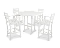 DINING SET BAR MONTEREY BAY WHT