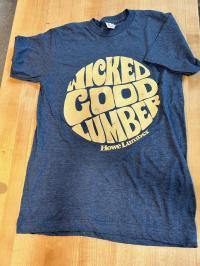 T-SHIRT HEATH DENIM LG "WICKED"