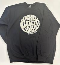 LARGE CREWNECK SWEATSHIRT BLACK