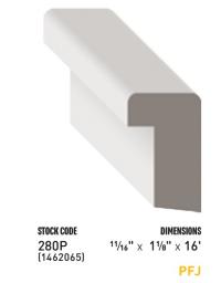 16' 11/16X1-1/16 BK BND FJP 280P