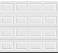 9'X7' GARAGE DOOR NO GLASS WHITE