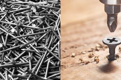 FASTENERS-SCREWS &amp; HAND NAILS