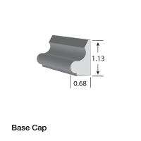 PC 1-1/8"BASE CAP PVC 5164 KLEER