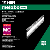 METABO 1-1/2"x148 HDG JH NAIL