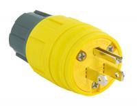 STRT BLD PLUG WT YEL 15A 125V