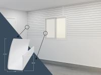 TRUSSCORE J TRIM WHITE 3/4"