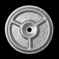 3" ROUND PLATE FOR EPDM NO SCREW