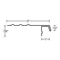 PC 8"RITE FLOW DRIPEDGE BRWN 10'