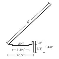 PC DRIP EDGE VENTED-MILL 10'