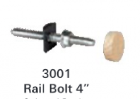 #3001 3-1/2" RAIL BOLT KIT