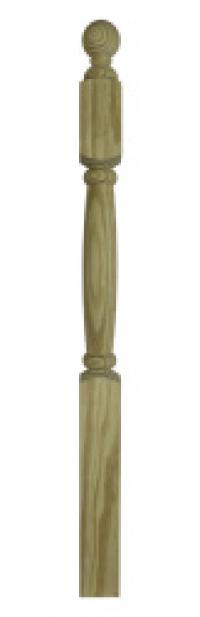 4X4X48 PT COLONIAL NEWEL