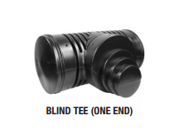 PCS ADS 6" BLIND TEE (90 DEG)