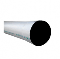 4"X10'PVC PIPE SOLID S+D (WHITE)
