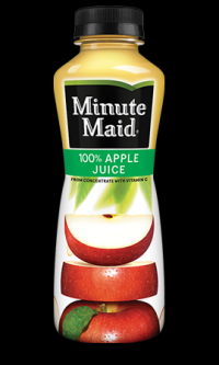 APPLE JUICE 12OZ MINUTE MAID