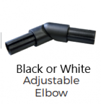 ADJ ELBOW 90-180 TEX BLACK