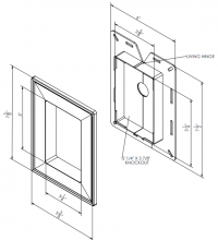 WHITE SPLIT MOUNT J-BLOCK