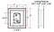 7X8 SQ. ELECTRICAL BLOCK WHITE